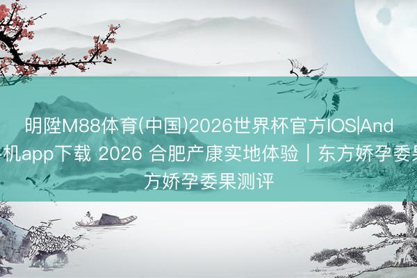 明陞M88体育(中国)2026世界杯官方IOS|Android手机app下载 2026 合肥产康实地体验｜东方娇孕委果测评