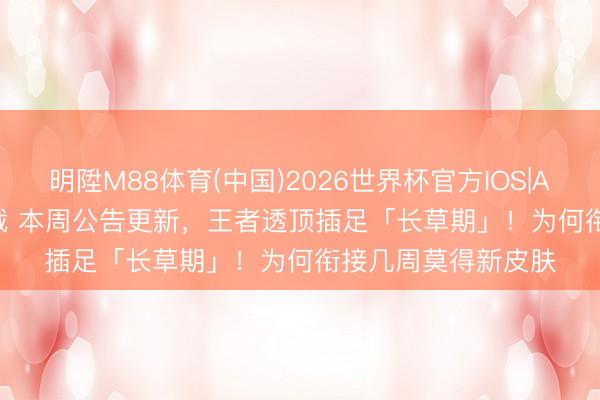 明陞M88体育(中国)2026世界杯官方IOS|Android手机app下载 本周公告更新，王者透顶插足「长草期」！为何衔接几周莫得新皮肤